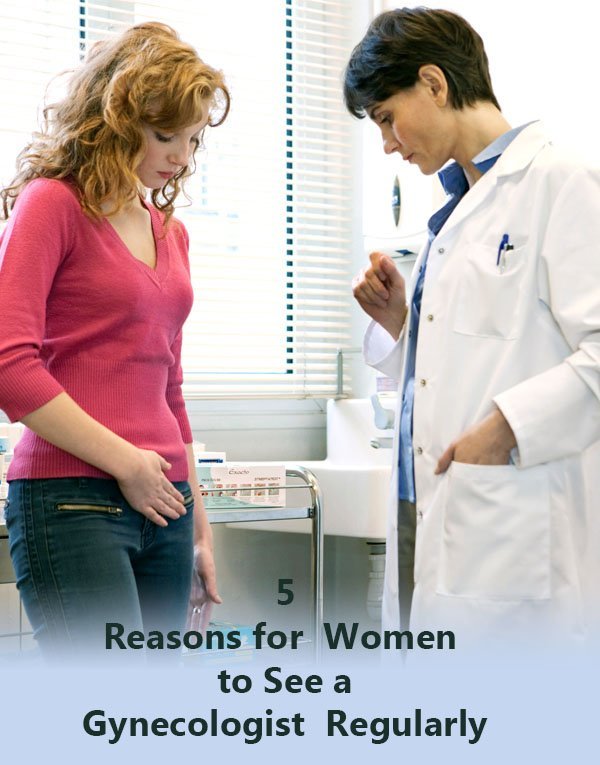 For what reasons might a woman see a gynecologist?