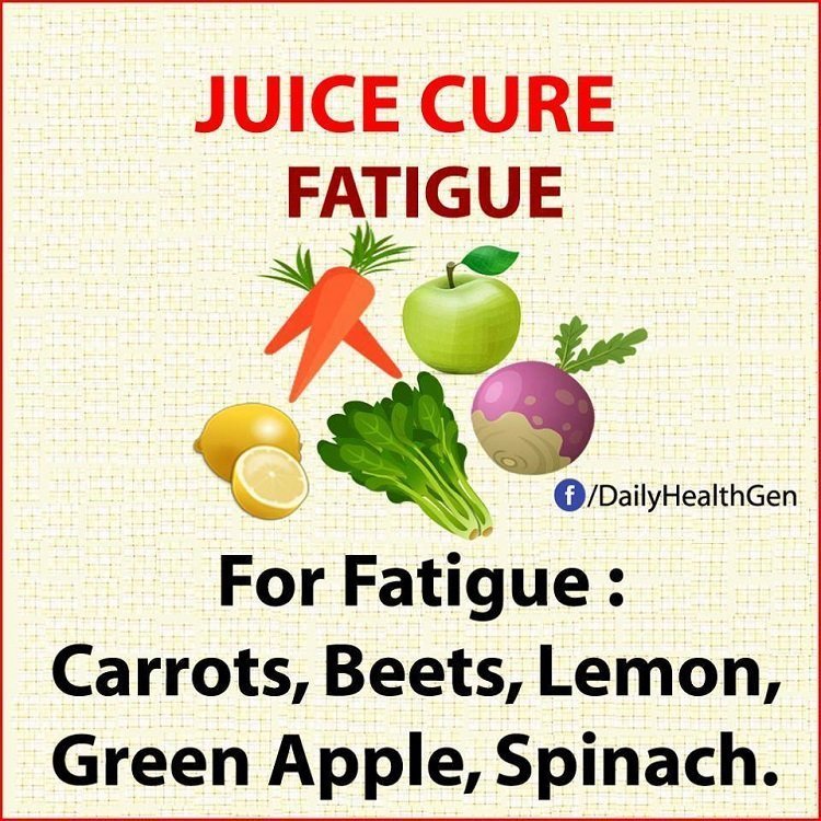juice cure fatigue