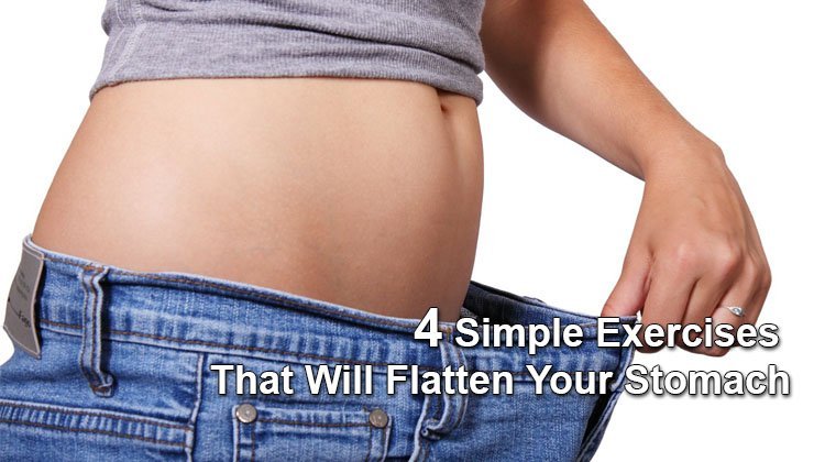 4 Simple Exercises That Will Flatten Your Stomach